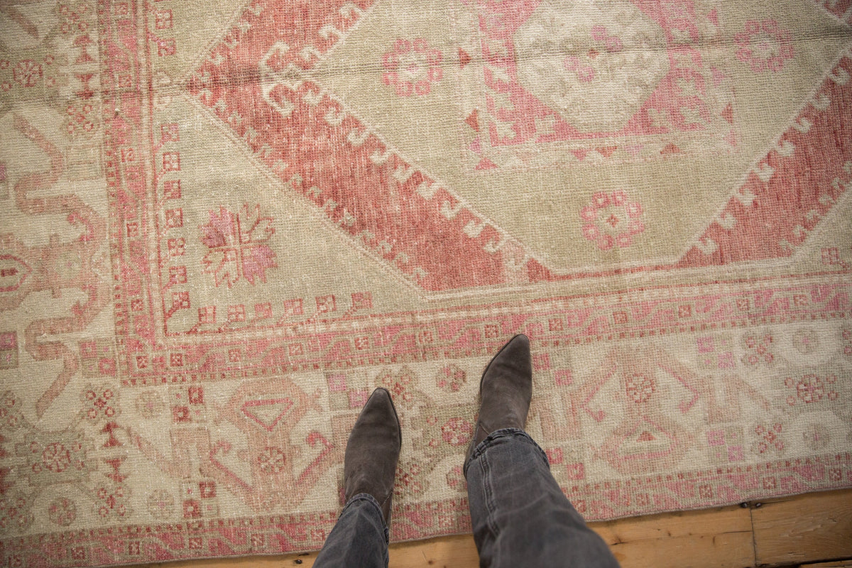 6x8.5 Vintage Distressed Oushak Carpet