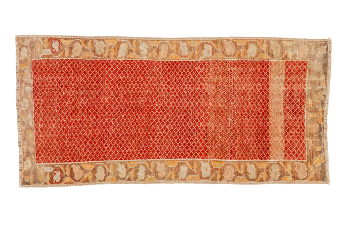 2x4 Vintage Distressed Oushak Rug Runner