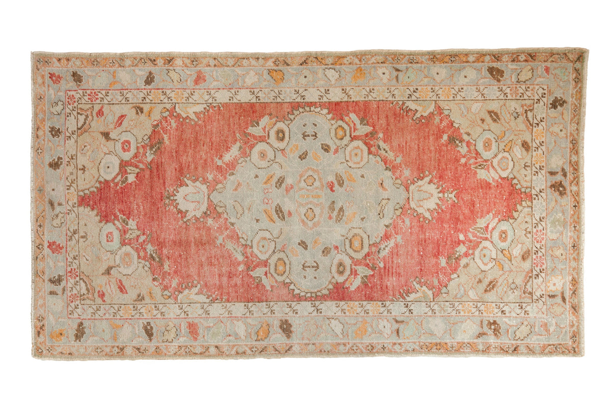 3.5x6 Vintage Distressed Oushak Rug