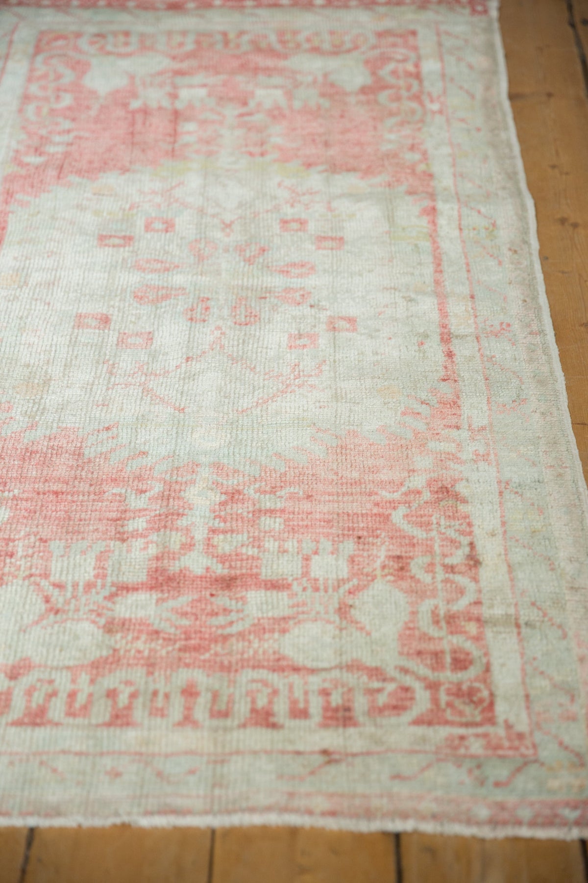 2.5x5 Vintage Distressed Oushak Rug Runner