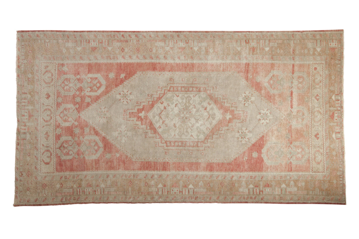 4.5x8.5 Vintage Distressed Oushak Rug