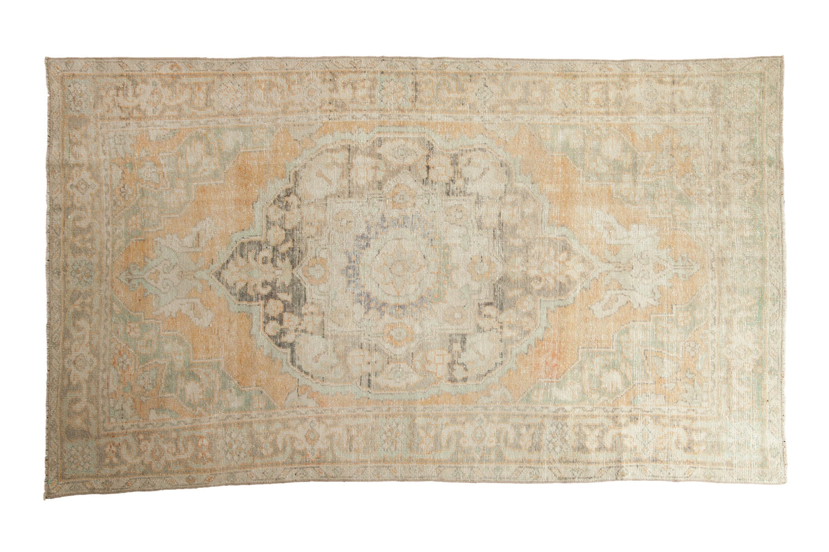 5x8.5 Vintage Distressed Oushak Carpet