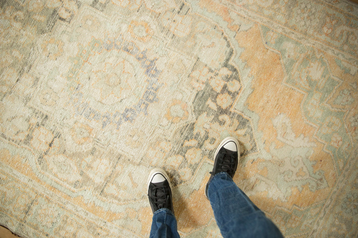 5x8.5 Vintage Distressed Oushak Carpet