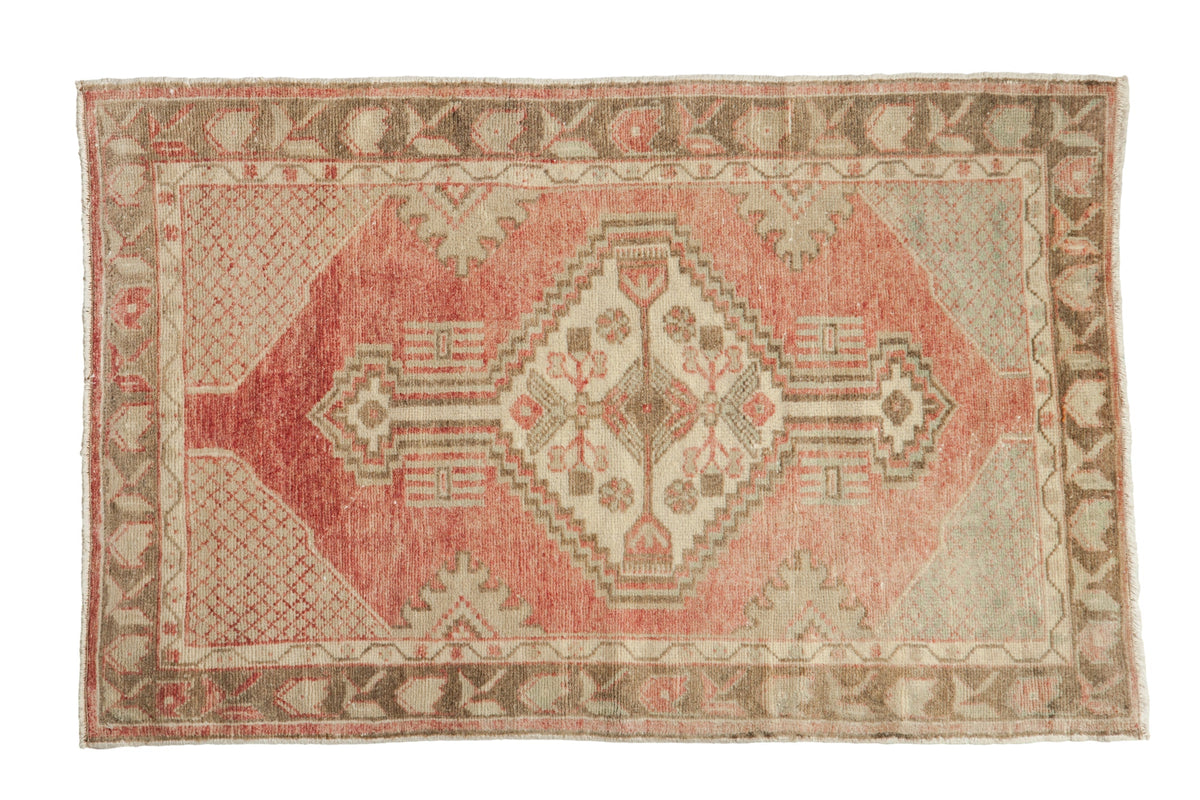 3x4.5 Vintage Distressed Oushak Rug