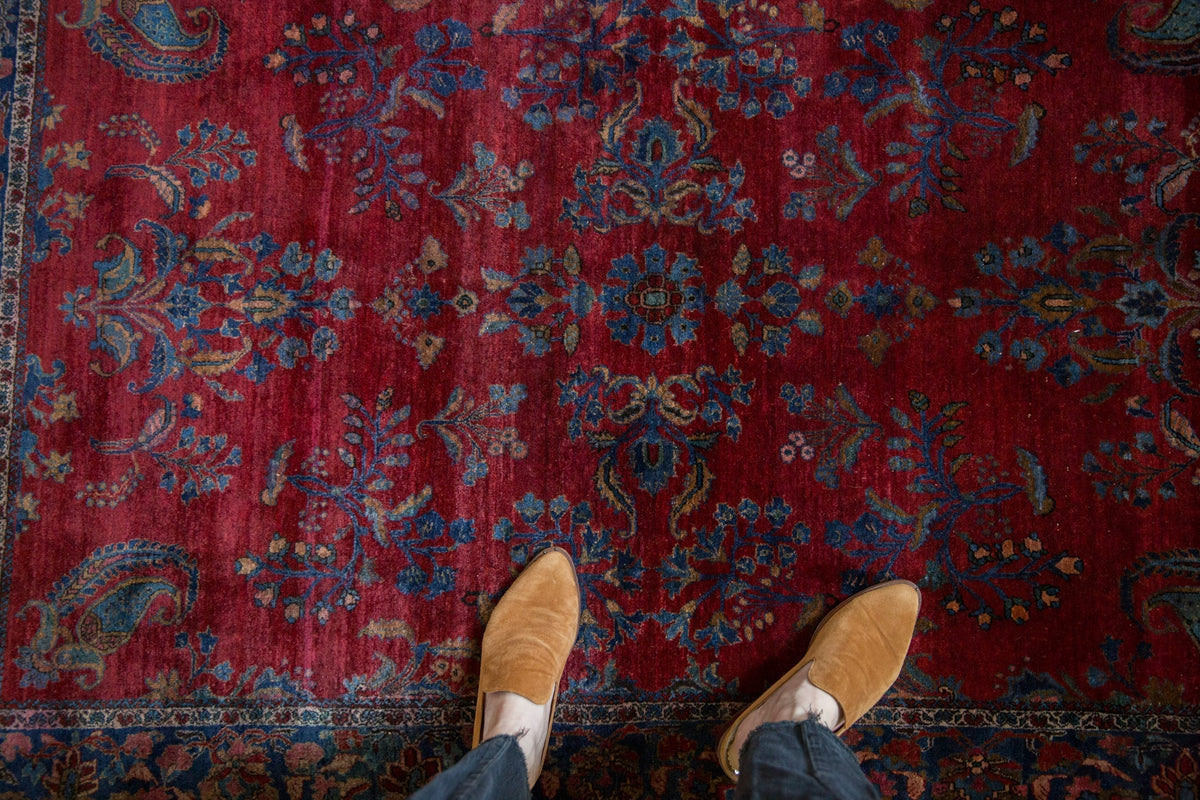 4.5x6.5 Antique Fine Kashan Rug