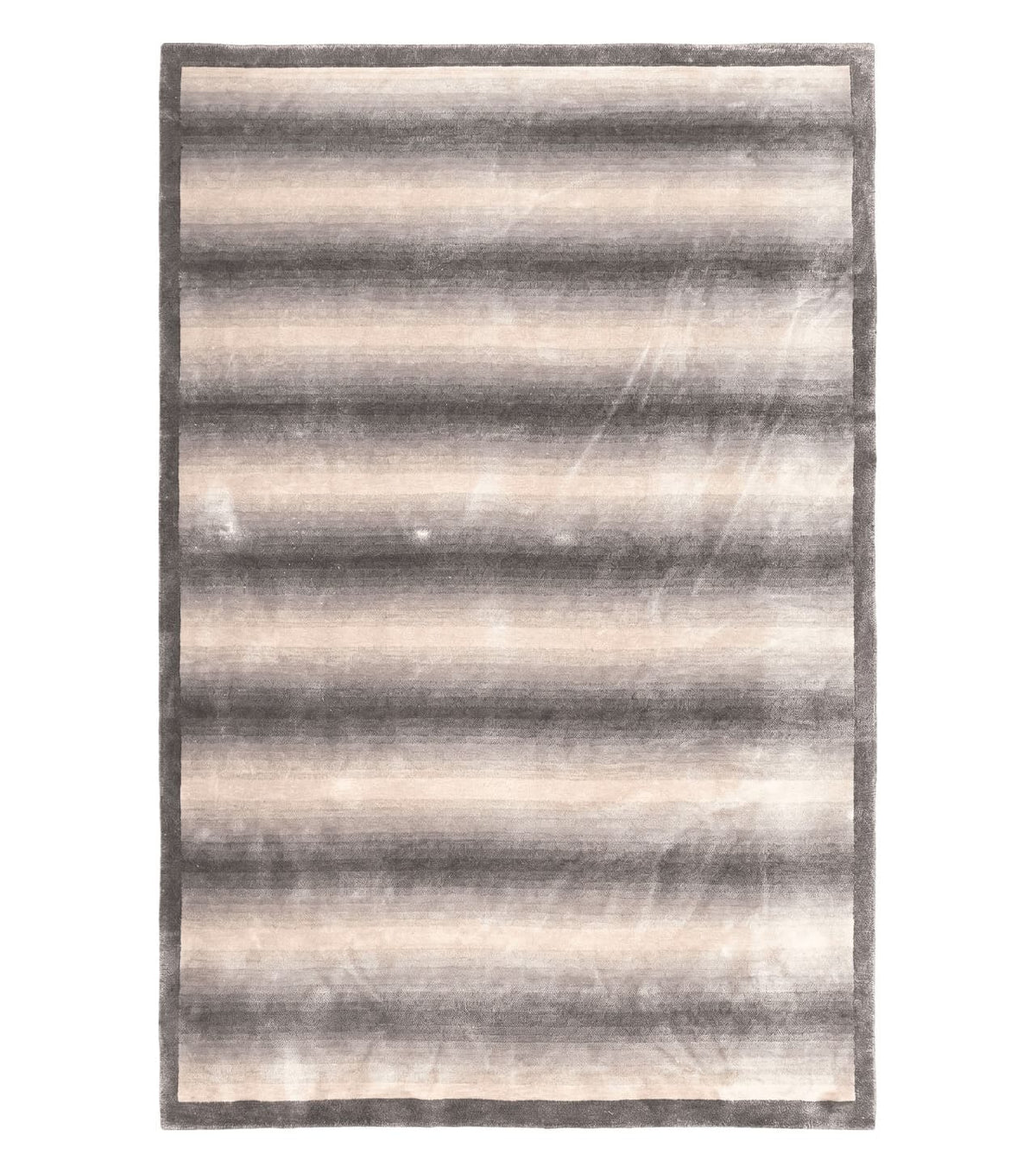 Vintage Safavieh Tibetan Indian Rug 6x9, Nepal Rug, Handmade, Striped Rug, Brown & Beige, 6x9 Oriental Carpet, Wool, Soft - Jewel Rugs