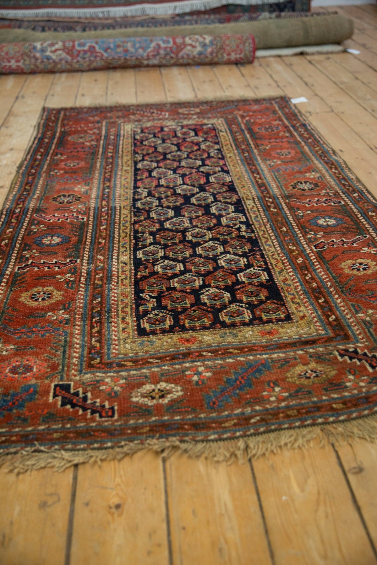 4x6 Antique Kurdish Hamadan Rug