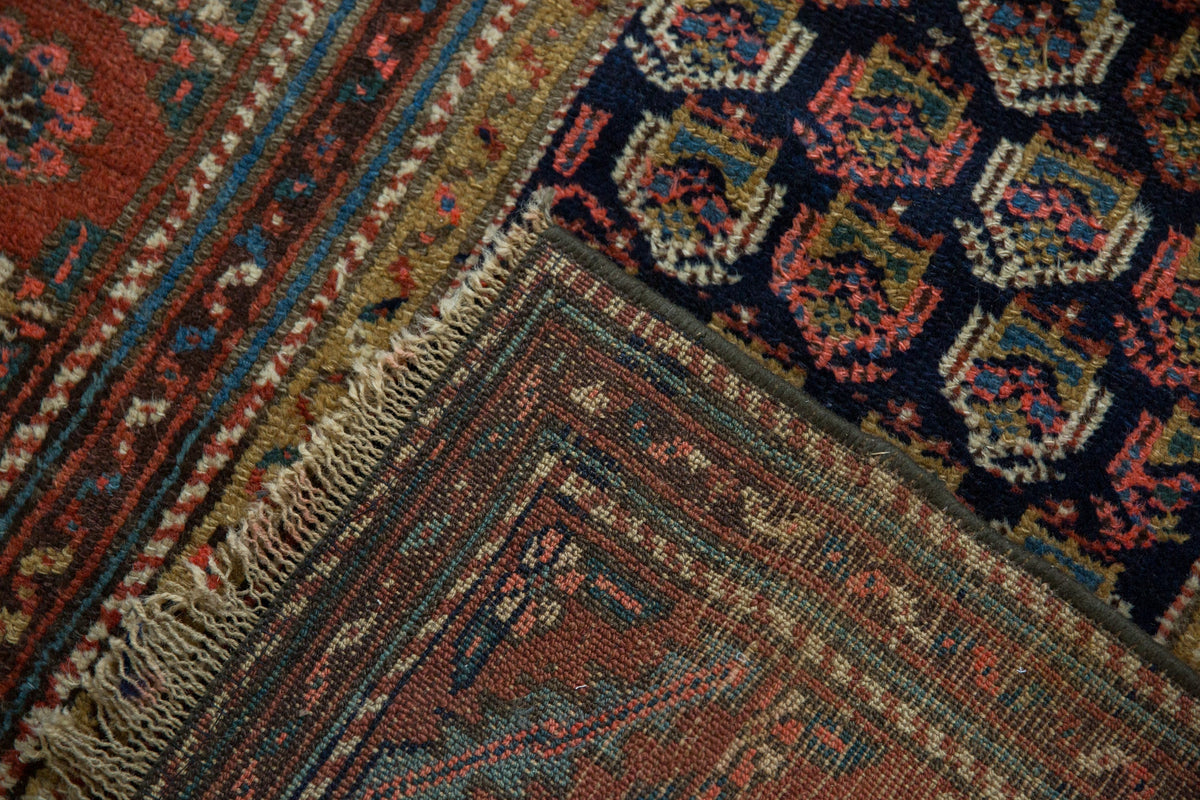 4x6 Antique Kurdish Hamadan Rug