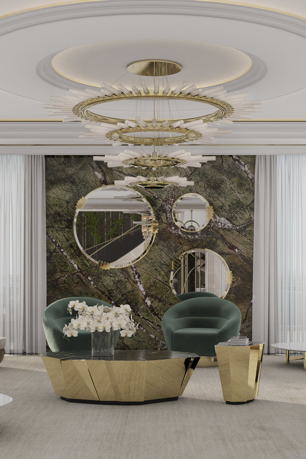Majestic Chandelier by Luxxu – view 3