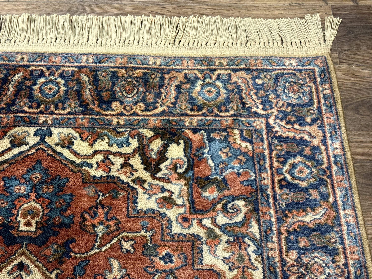 Karastan Rug 4x6, Vintage Karastan #744 Antique Serapi Pattern, Wool Pile, Original 700 Series Karastan Carpet - Jewel Rugs, view 8