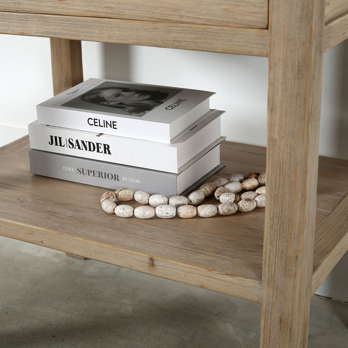 One Drawer Side Table Weathered Natural 28x20x30H