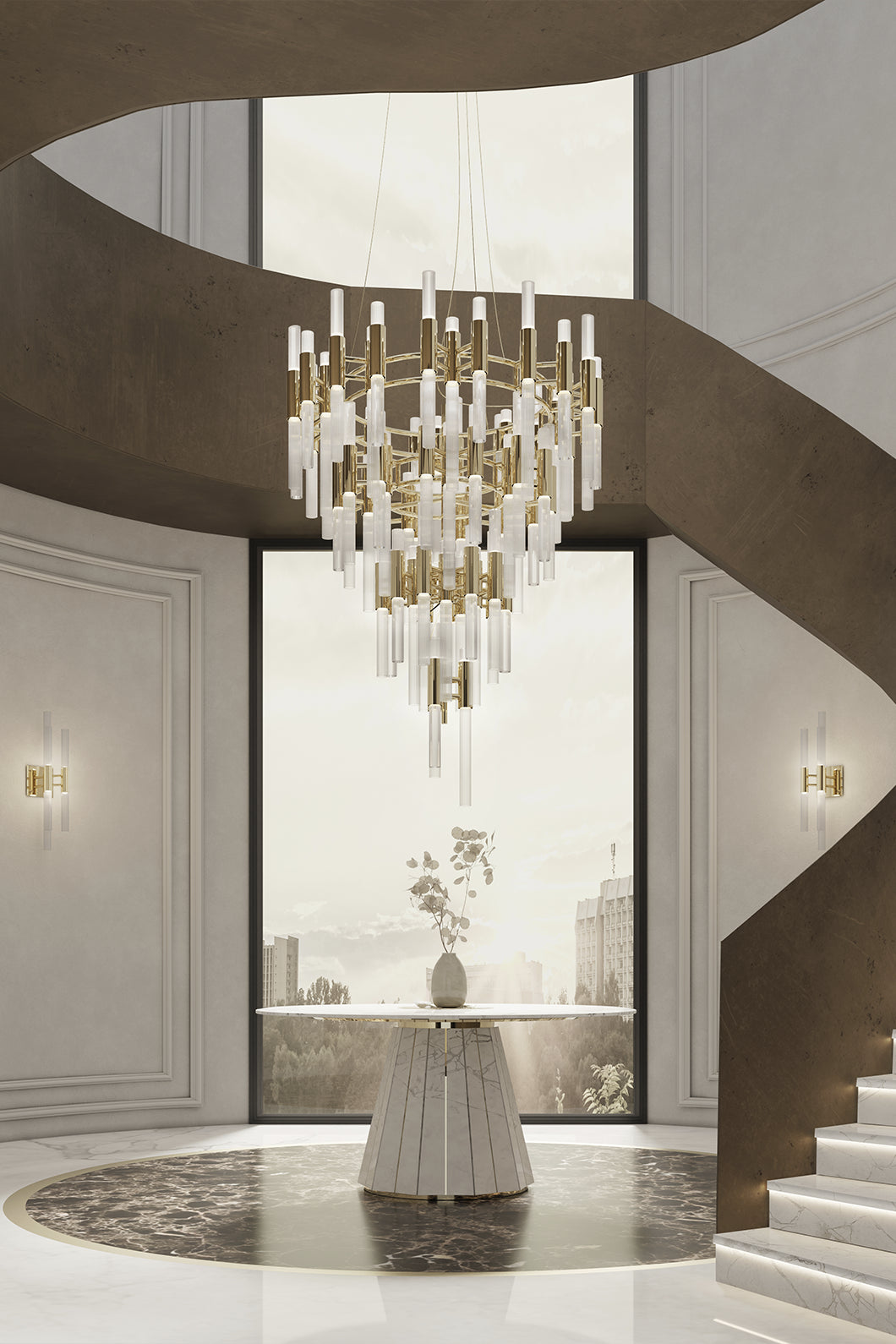 Waterfall Chandelier by Luxxu – view 7