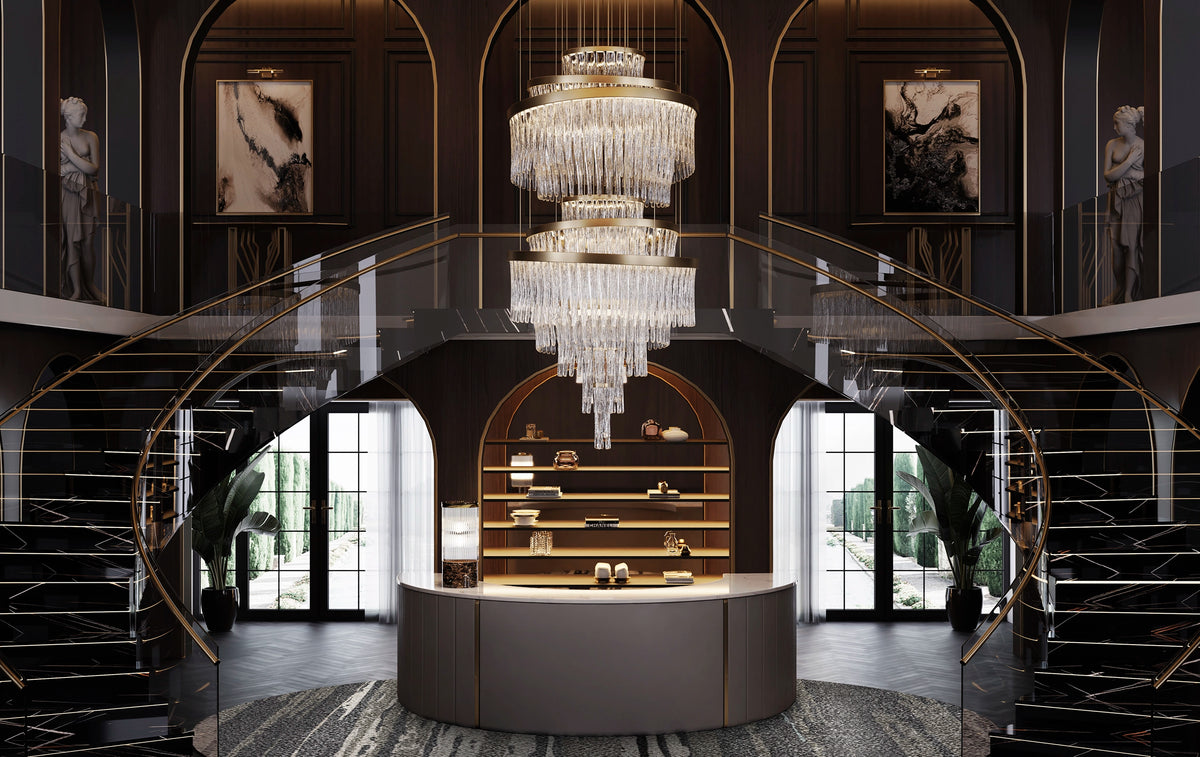 Babel XL Chandelier by Luxxu – view 4