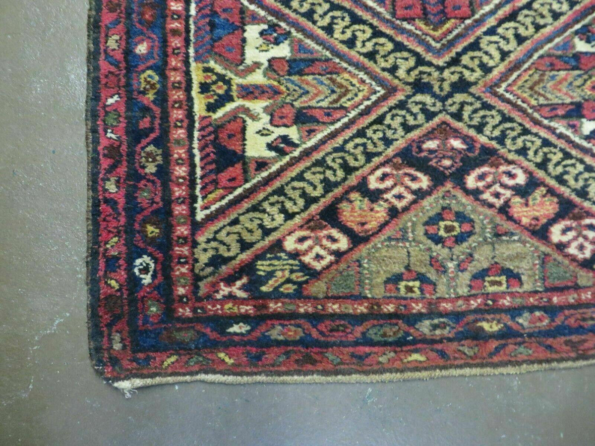 2' 6" X 9' Antique Handmade Turkish Anatolian Wool Runner Rug Nice - Jewel Rugs, view 8