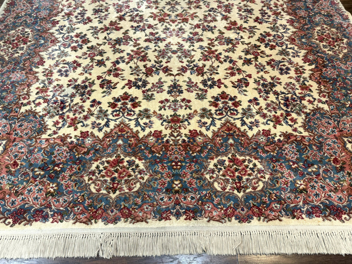 Karastan Rug 8.8 x 12 Ivory Kirman #788, Original 700 Series, Wool Karastan Carpet, Karastan Area Rug, Vintage Karastan, Living Room Rug - Jewel Rugs, view 8