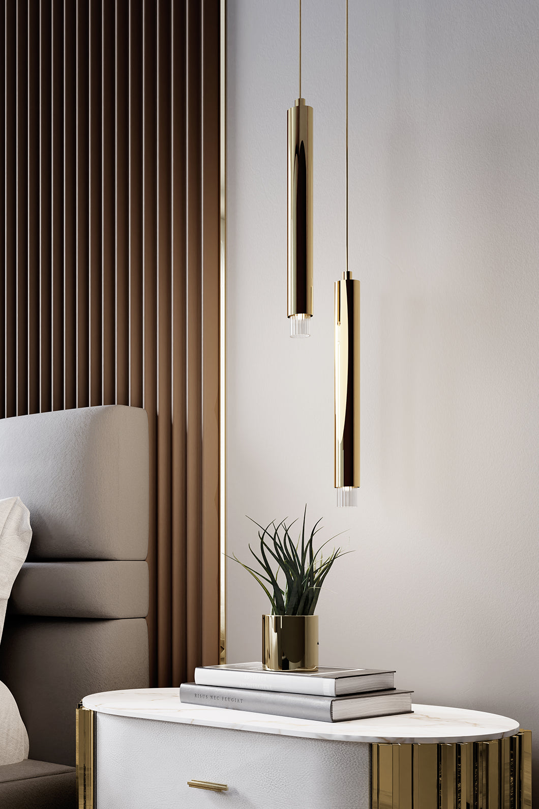 Waterfall Small Pendant Light by Luxxu – view 4
