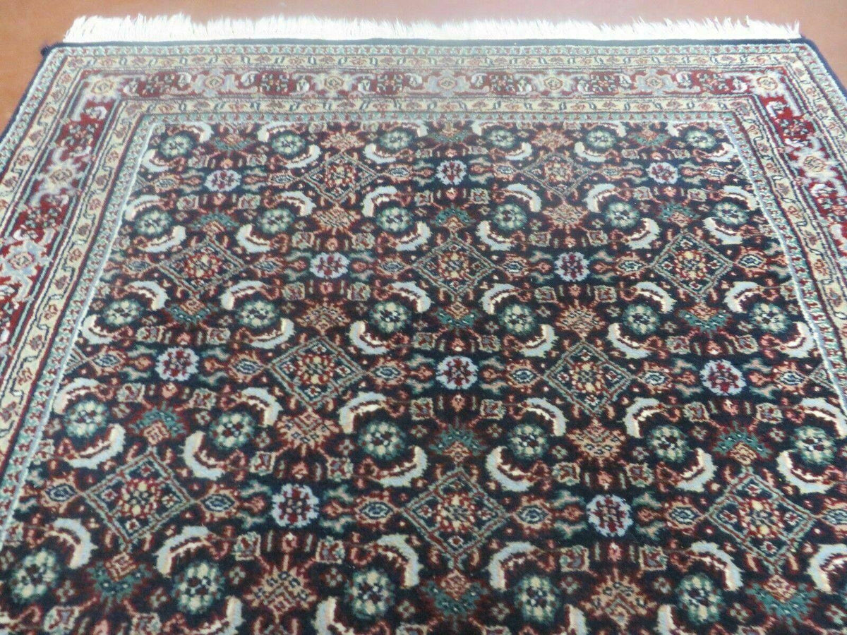 4' X 6' Vintage Handmade Indian Amristar Wool Rug Carpet Nice - Jewel Rugs, view 13