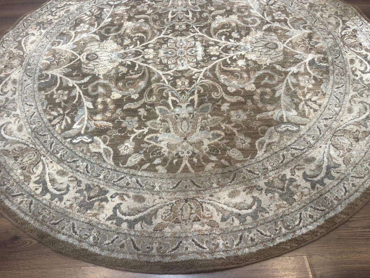 Round Karastan Rug 8x8 ft, Euphoria New Bridge Karastan Rug, Indo Mahal Design - Jewel Rugs, view 5