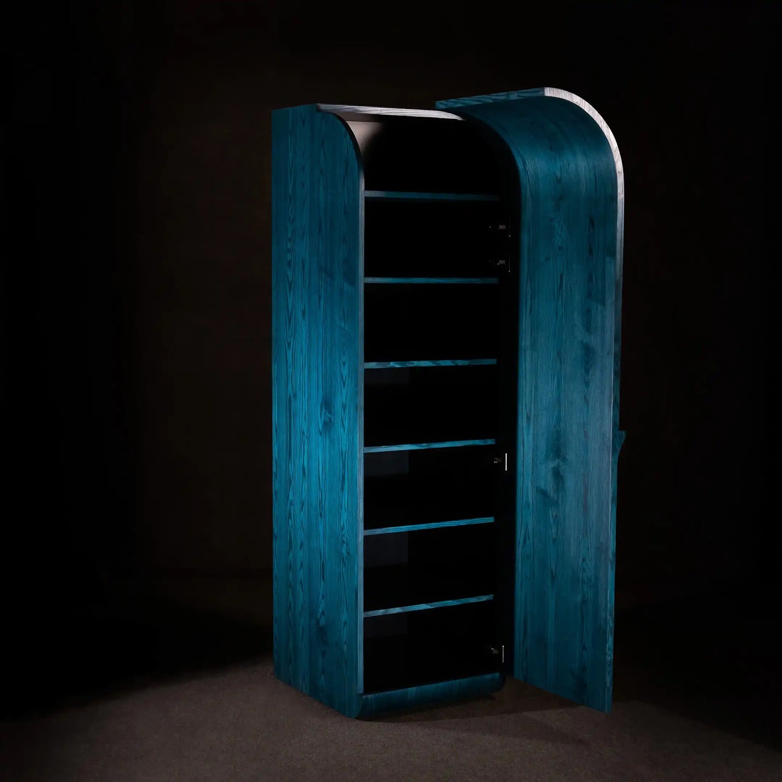 Wave Storage by BEC Furniture — solid ash, view 2
