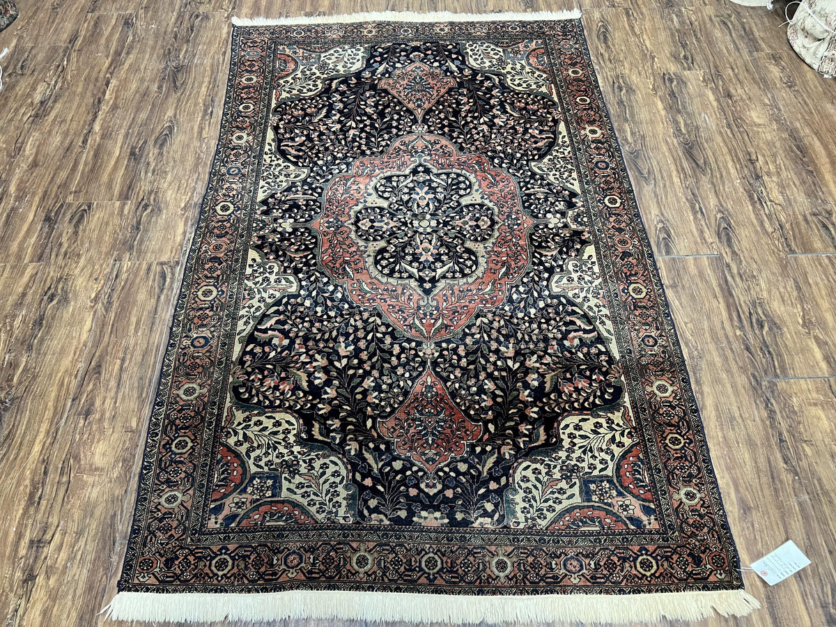 Antique Persian Sarouk Farahan Rug 4x7, Collectible Persian Carpet - Jewel Rugs, view 2