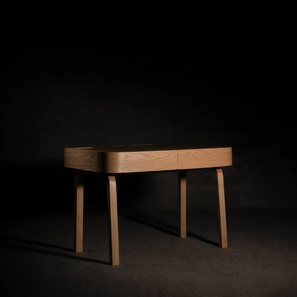 Flow Lite Work Table by BEC Furniture — solid ash, view 2