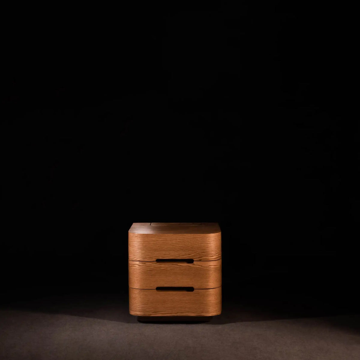 Flow End Table by BEC Furniture — solid ash, view 1