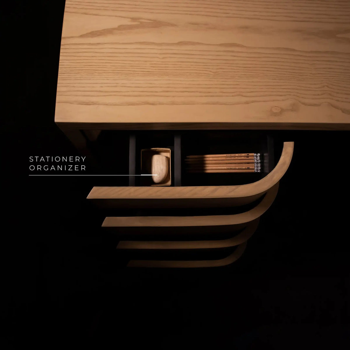Nest Work Table by BEC Furniture — solid ash, view 9