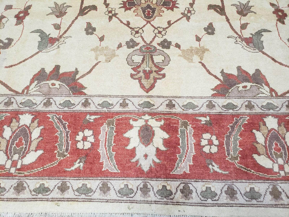 9' X 12' One-Of-A-Kind William Pak Peshawar Hand-knotted Wool Rug Nice - Jewel Rugs, view 6