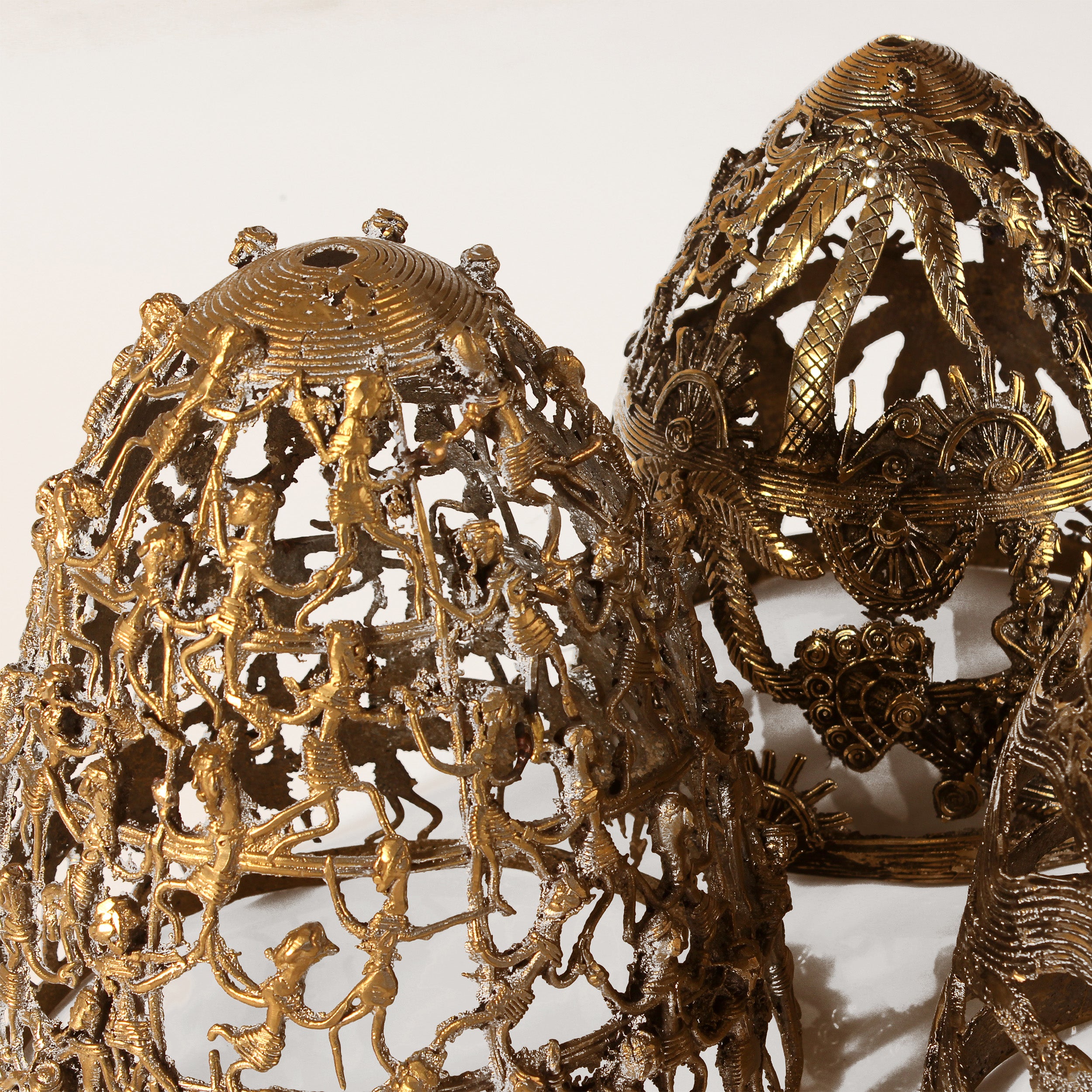 Tribal Brass Lamp image 2