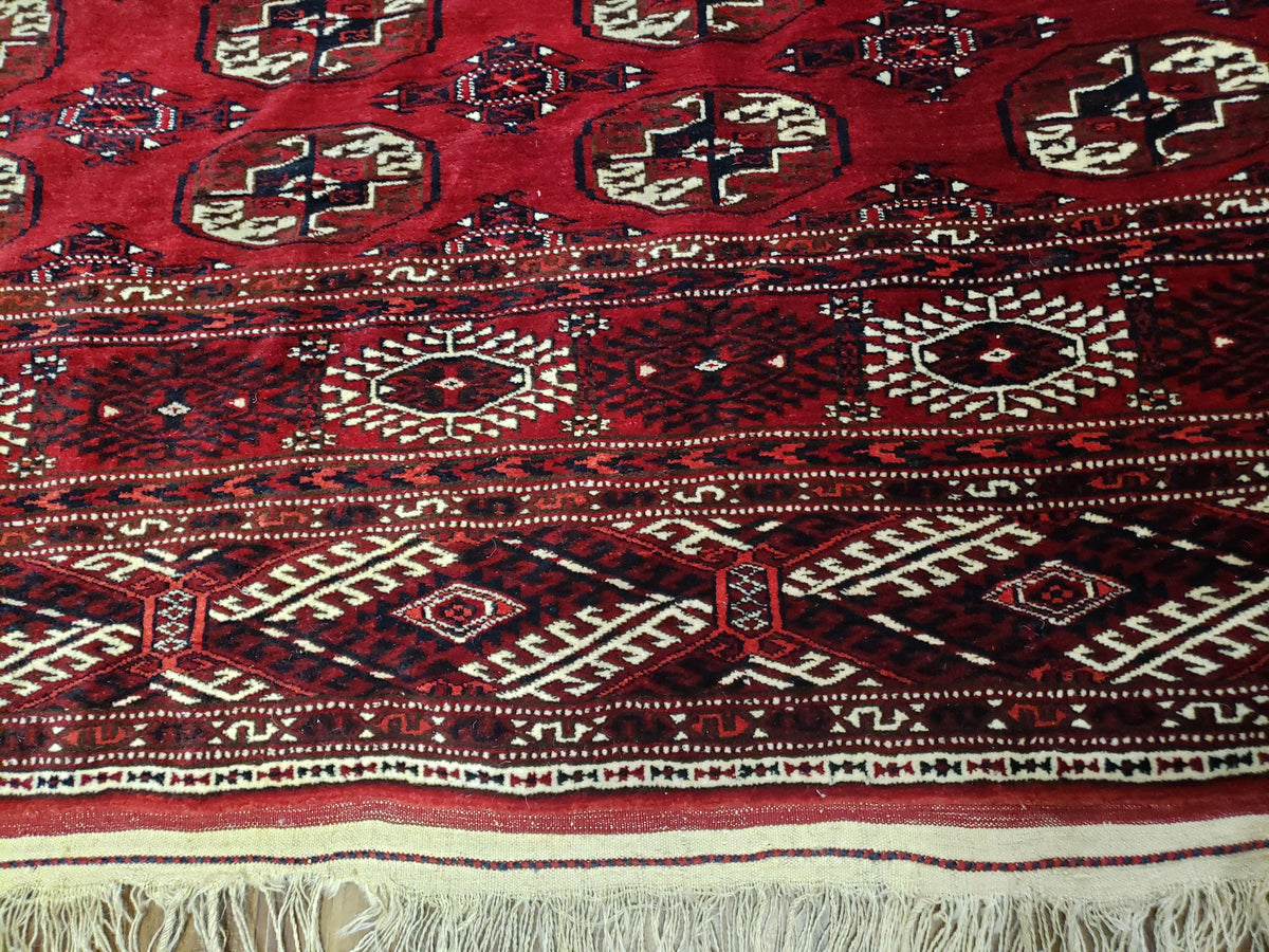 Persian Turkoman Rug 8 x 12.5 - Jewel Rugs, view 12