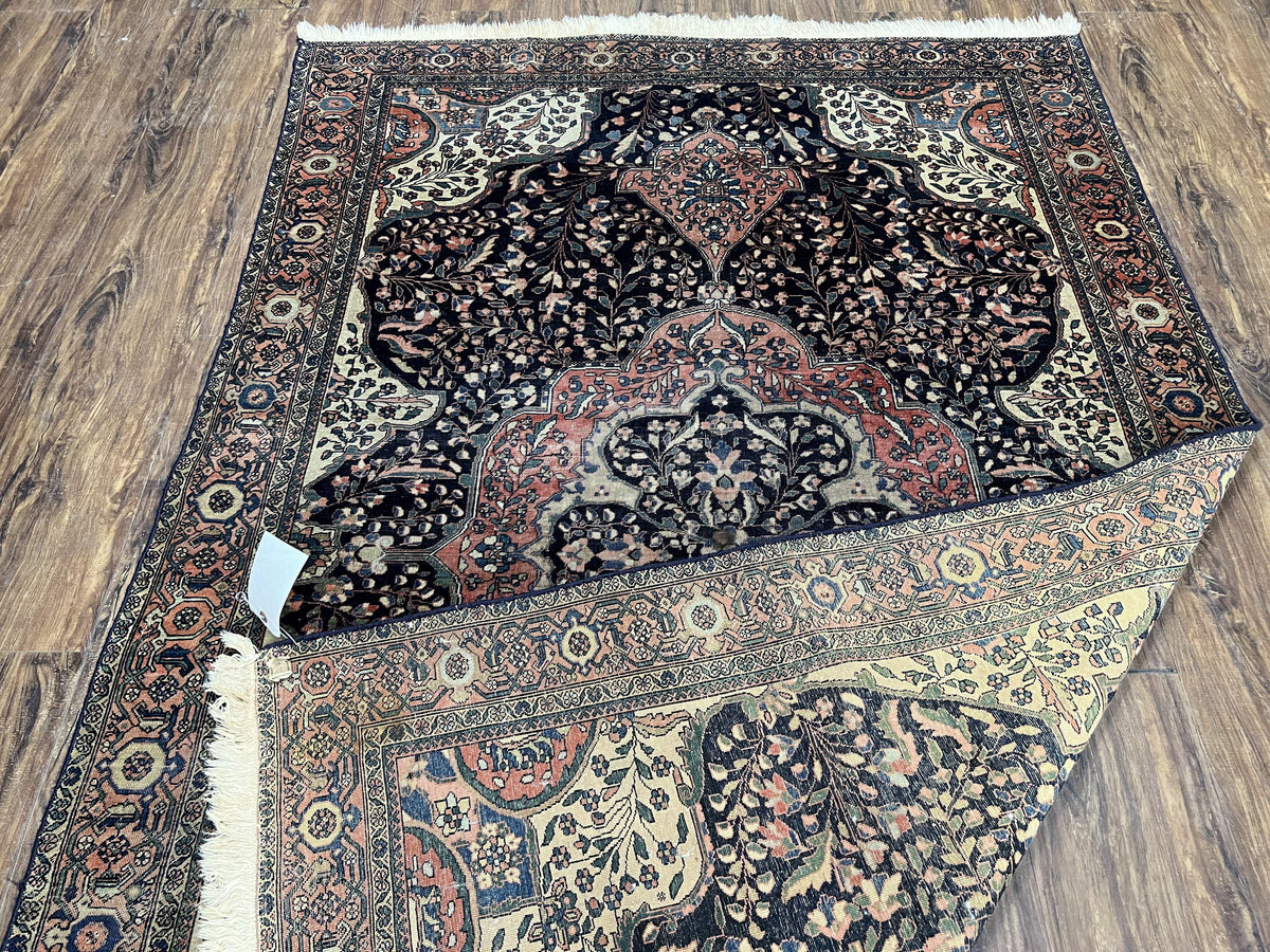 Antique Persian Sarouk Farahan Rug 4x7, Collectible Persian Carpet - Jewel Rugs, view 13