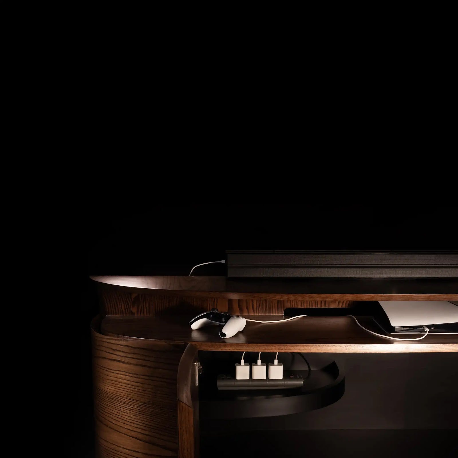 Nest Media Console by BEC Furniture — solid ash, view 5