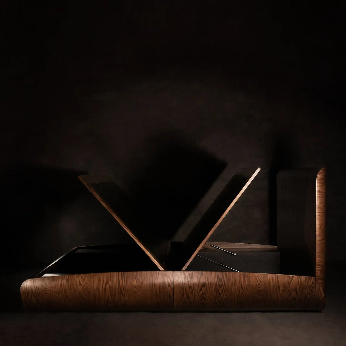 Wave Bed by BEC Furniture — solid ash, view 3