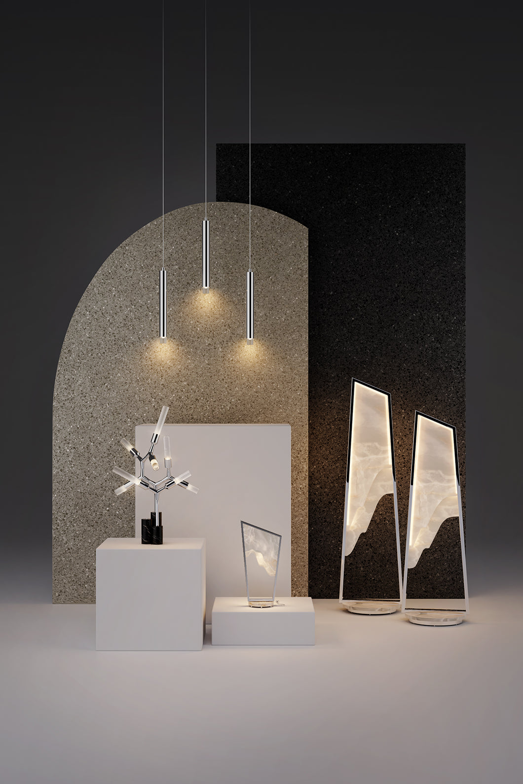 Waterfall Small Pendant Light by Luxxu – view 3