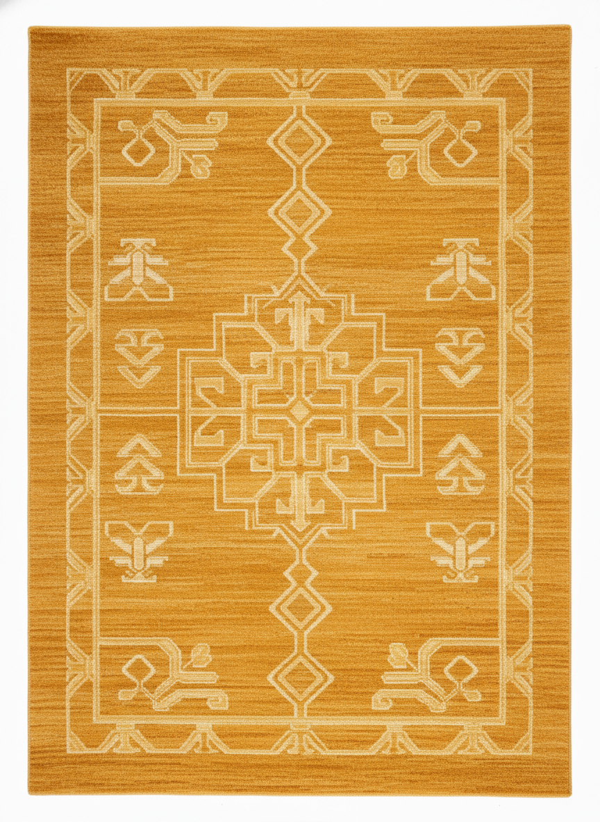 India Tribal Hand Knotted Rug
