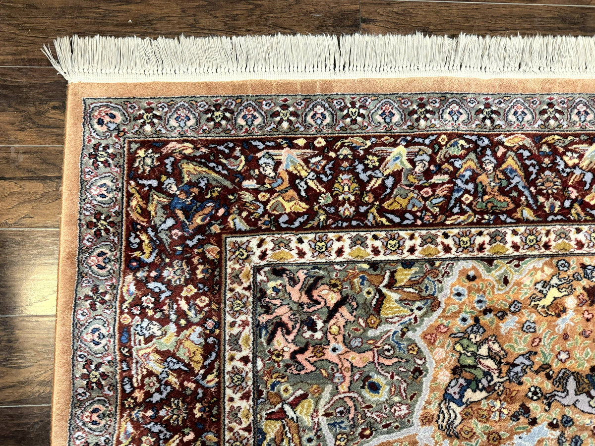 Karastan Rug 10x14 - Persian Hunting  #723 - Wool Pile, Vintage - Jewel Rugs, view 7