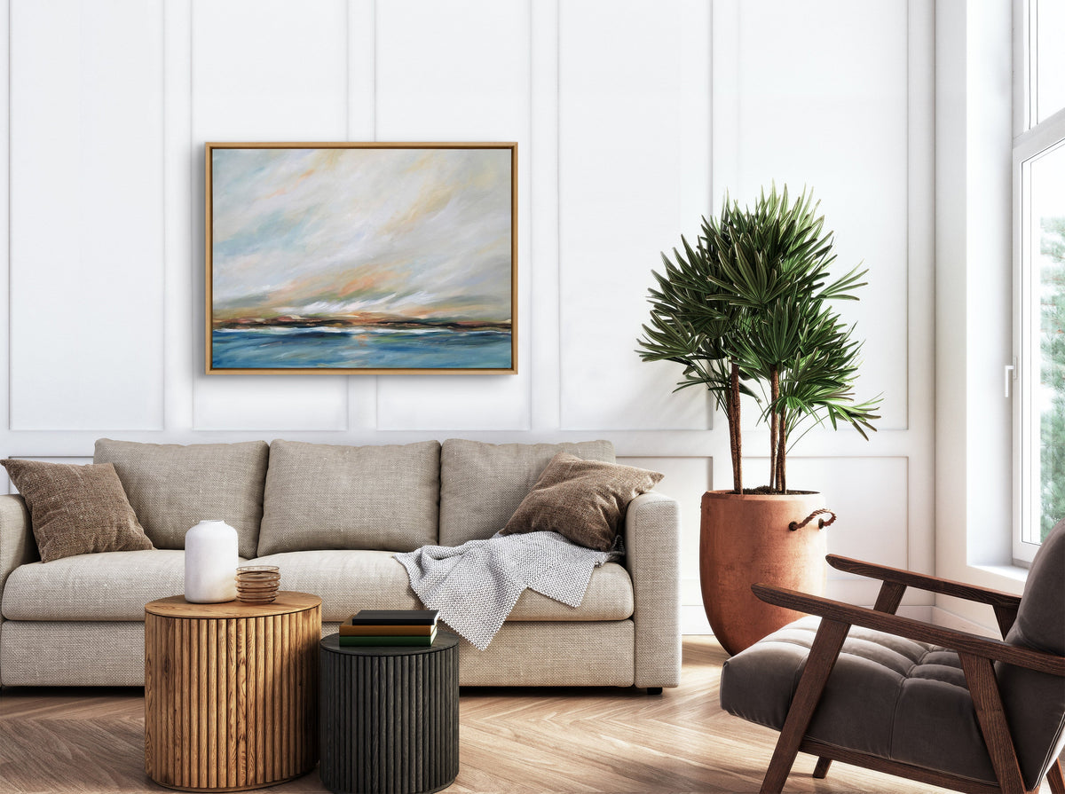 Sylvie Sunday Morning Framed Canvas by Mary Sparrow