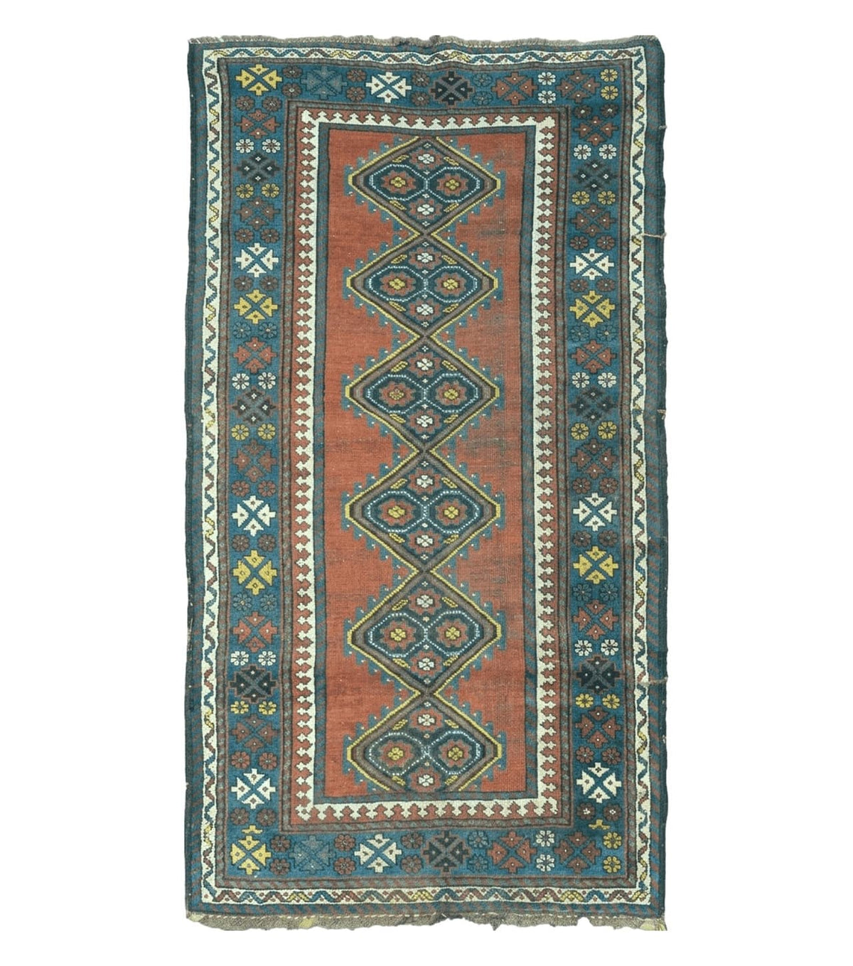 3' X 6' Antique 1920s Handmade Caucasian Karabagh Ganjeh Talesh Wool Rug Nice - Jewel Rugs