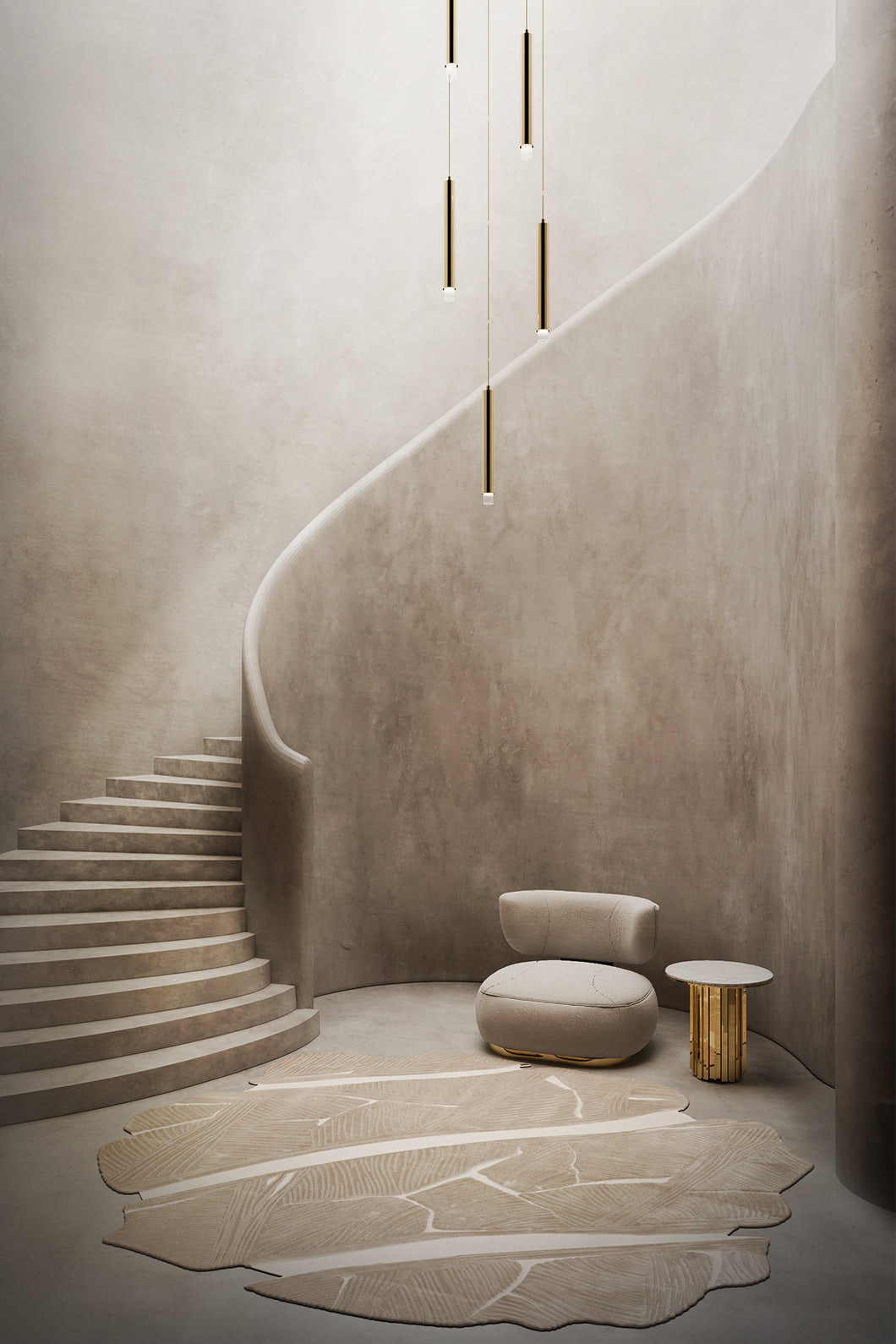 Waterfall Small Pendant Light by Luxxu – view 9