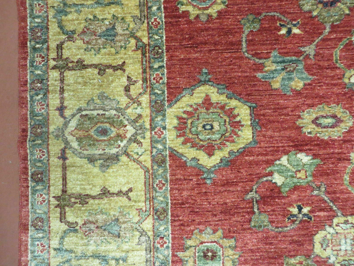 6.5' X 7' Vintage Handmade Egypt Agra Wool Rug Carpet Square Beauty - Jewel Rugs, view 13