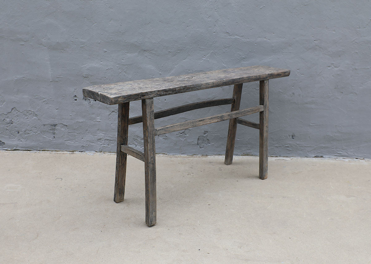 Vintage Console Table Weathered Natural image