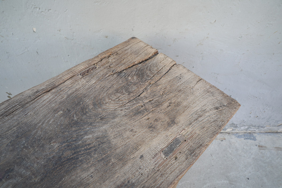 Vintage console table weathered natural 69.29x18.11x33.46H