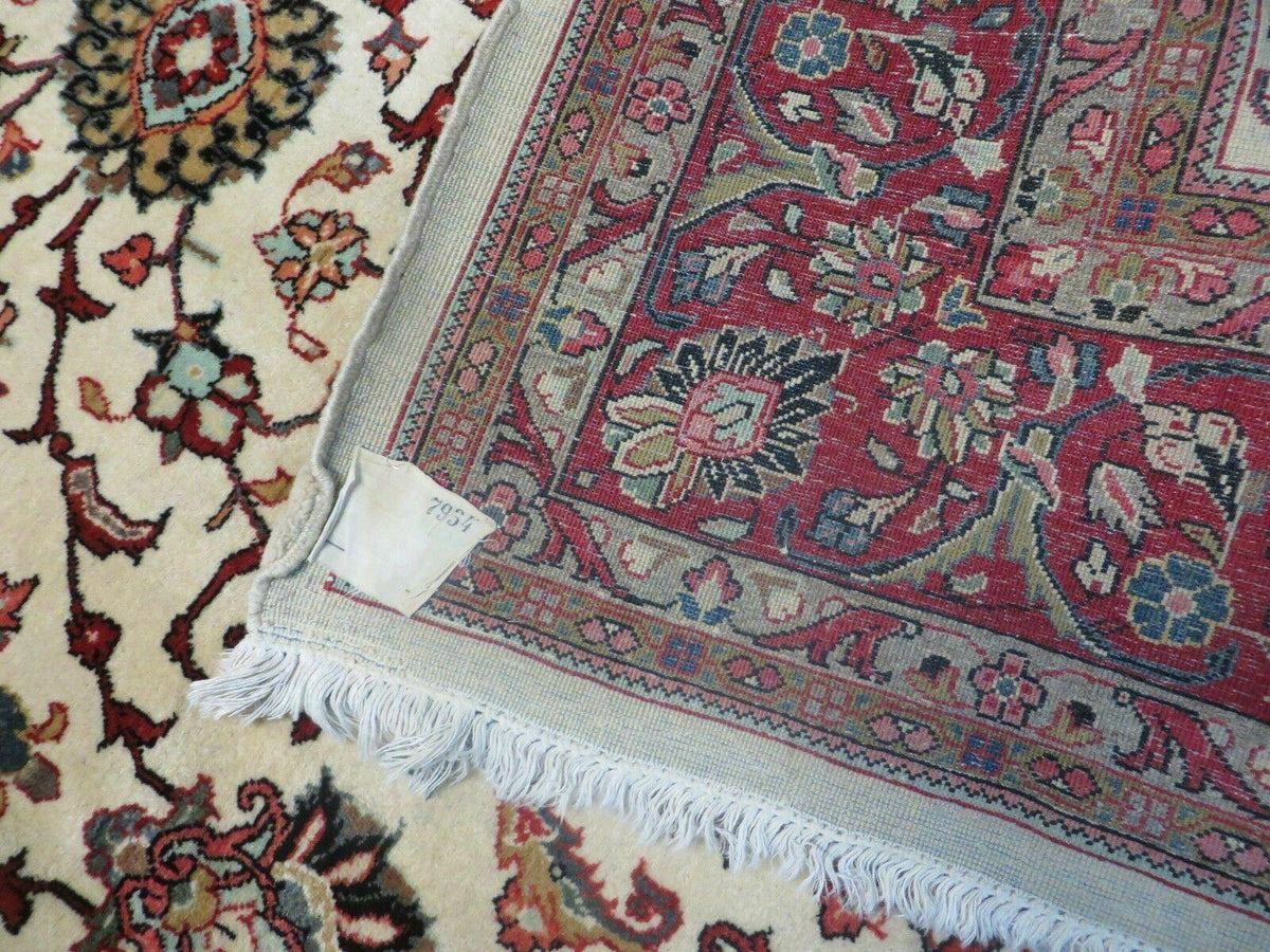 7' X 10' Vintage Handmade India Floral Oriental Wool Rug Hand knotted Carpet - Jewel Rugs, view 10