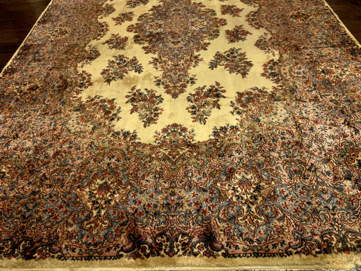 Karastan Kirman Rug #781, Antique Karastan Oriental Carpet 8.8 x 12, Wool Area Rug, Original Collection 700 Series, Rare Discontinued - Jewel Rugs, view 5