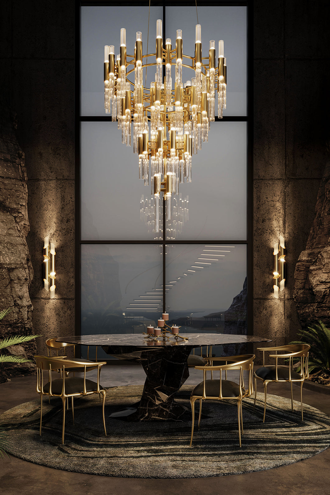 Waterfall Chandelier by Luxxu – view 3