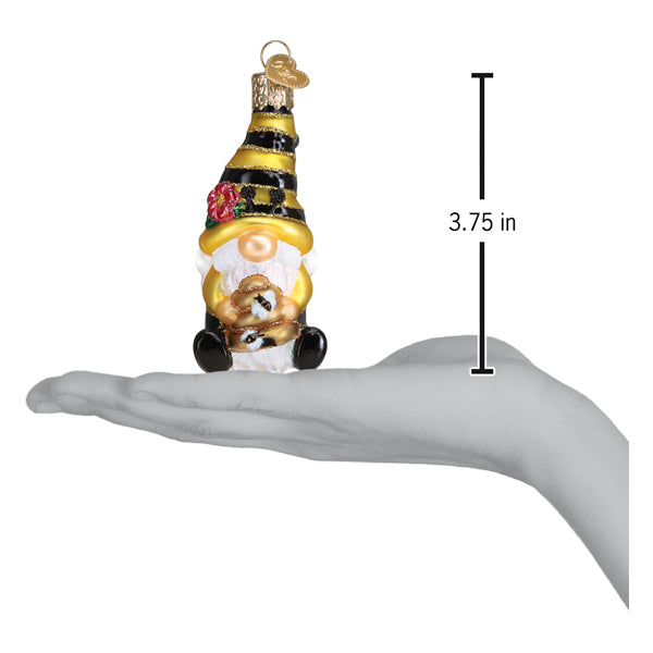 Bee Happy Gnome Ornament