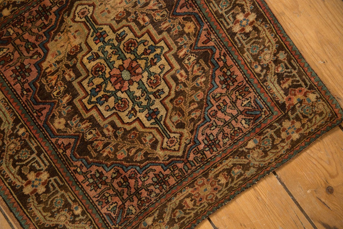 2x2 Vintage Josan Sarouk Square Rug Mat