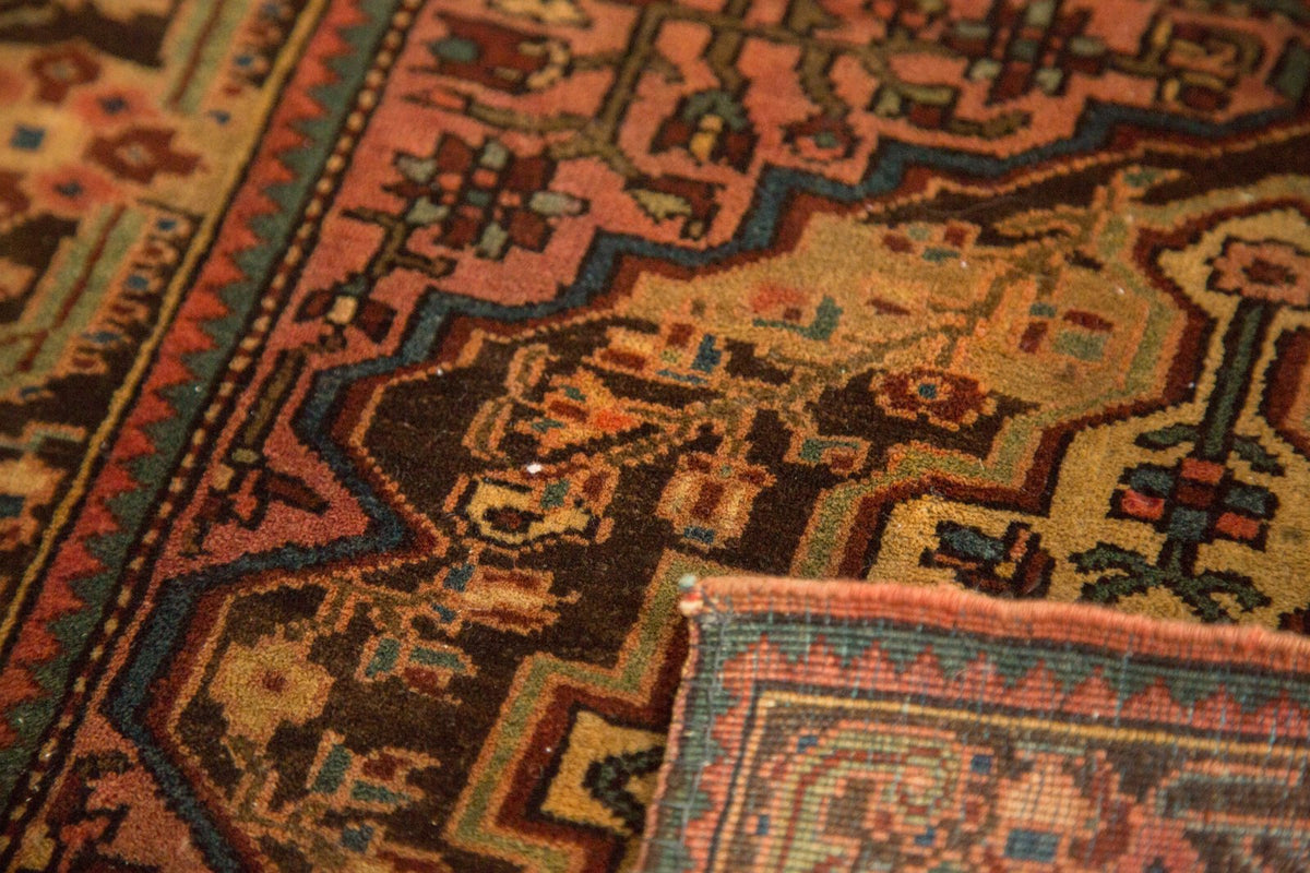 2x2 Vintage Josan Sarouk Square Rug Mat