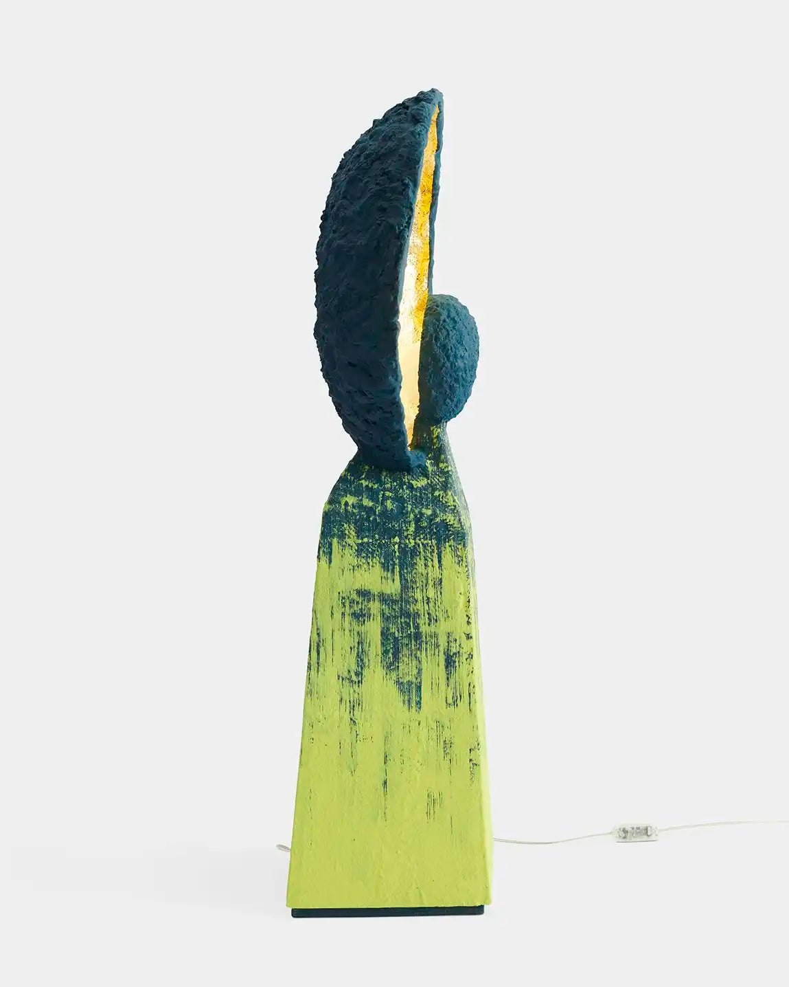 Artistic Green Floor Lamp - IC-15 by Studio Josha