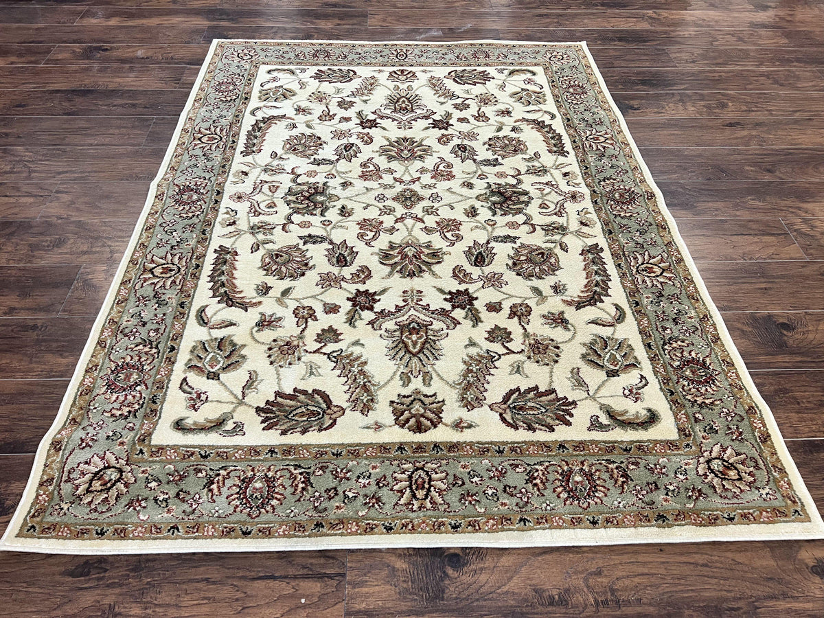 Floral Oriental Rug 5x7, Turkish Power Loomed Carpet, Traditional Design - Jewel Rugs, view 2